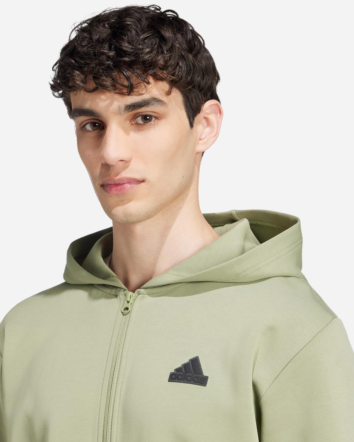 Felpa ADIDAS 3STRIPES M - Verde - 4 | Cisalfa Sport