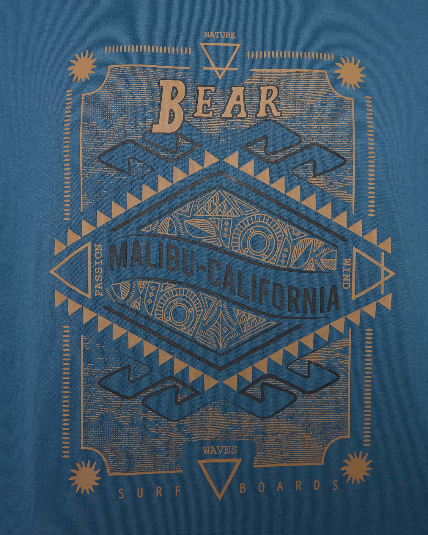 T-shirt BEAR URBAN ASKED M - Blu - 2 | Cisalfa Sport