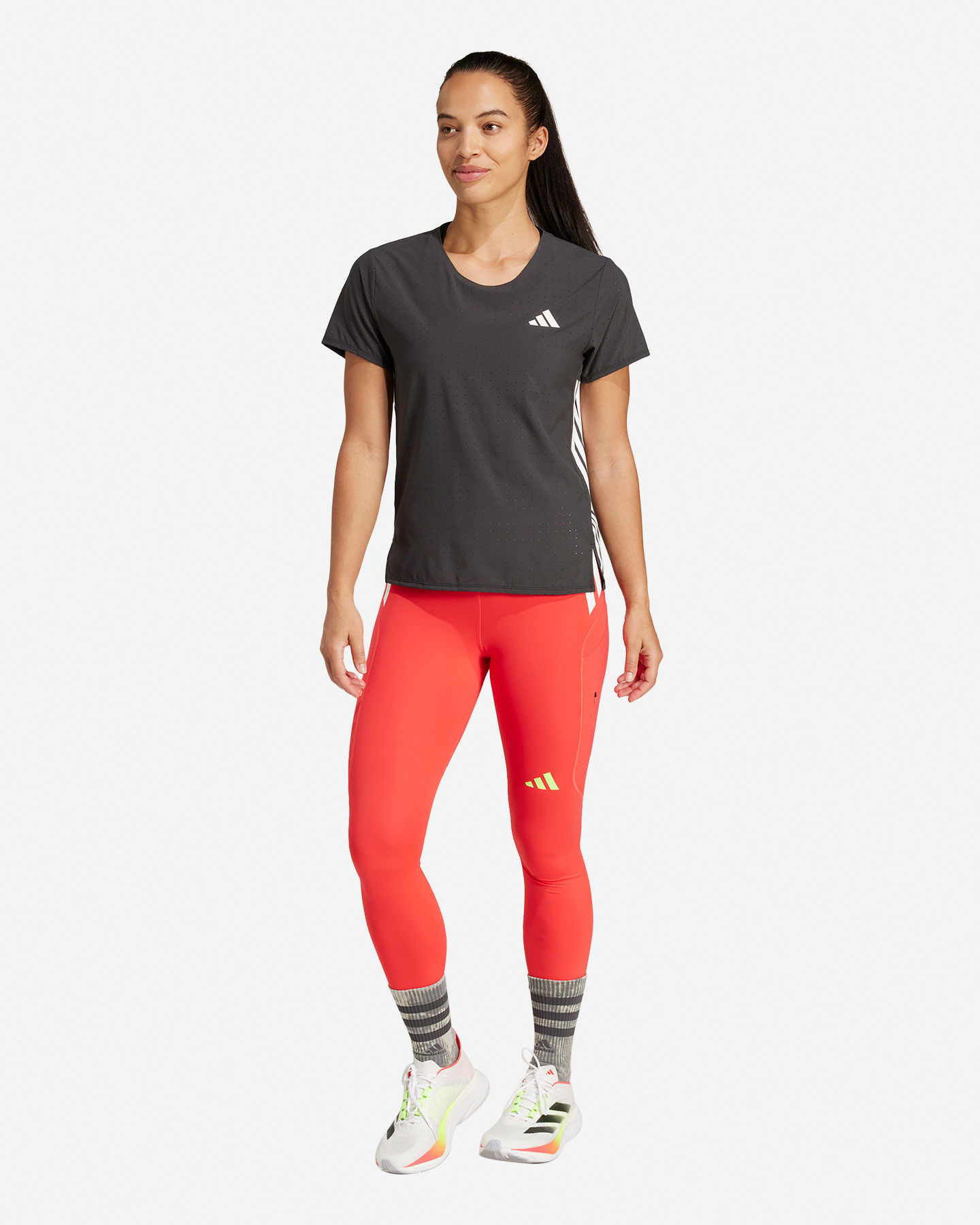 T-shirt running ADIDAS ADIZERO W - Nero - 3 | Cisalfa Sport