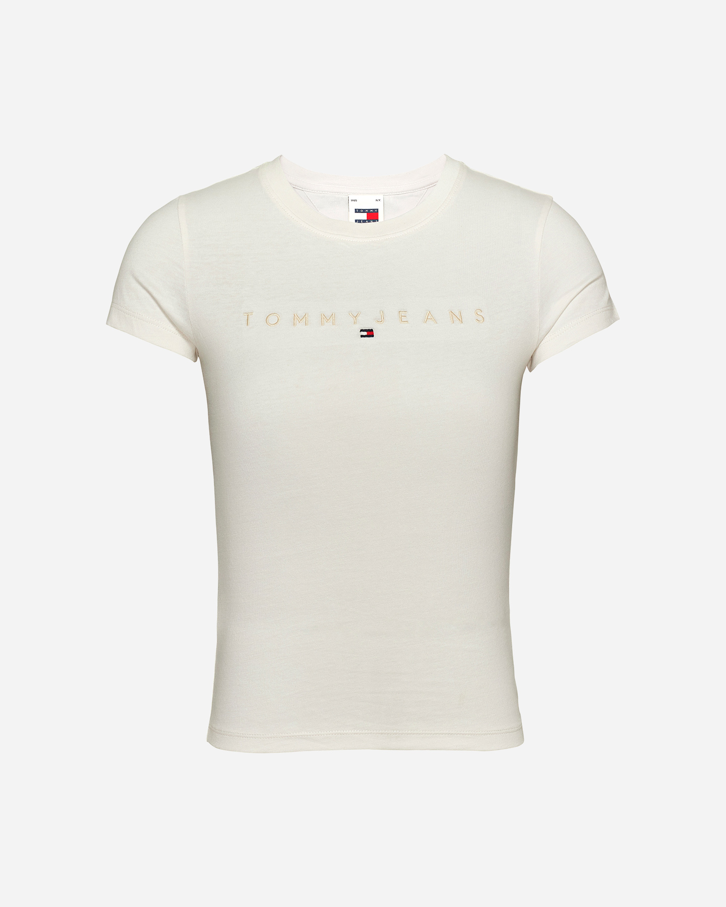 Tommy Hilfiger Slim Linear W - T-shirt - Donna
