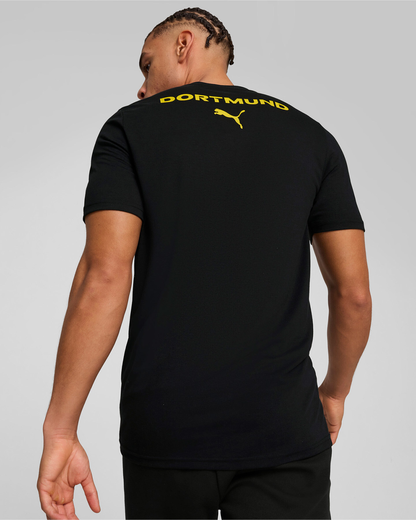 Abbigliamento calcio ufficiale PUMA BORUSSIA DORTMUND CASUALS M - Nero - 3 | Cisalfa Sport