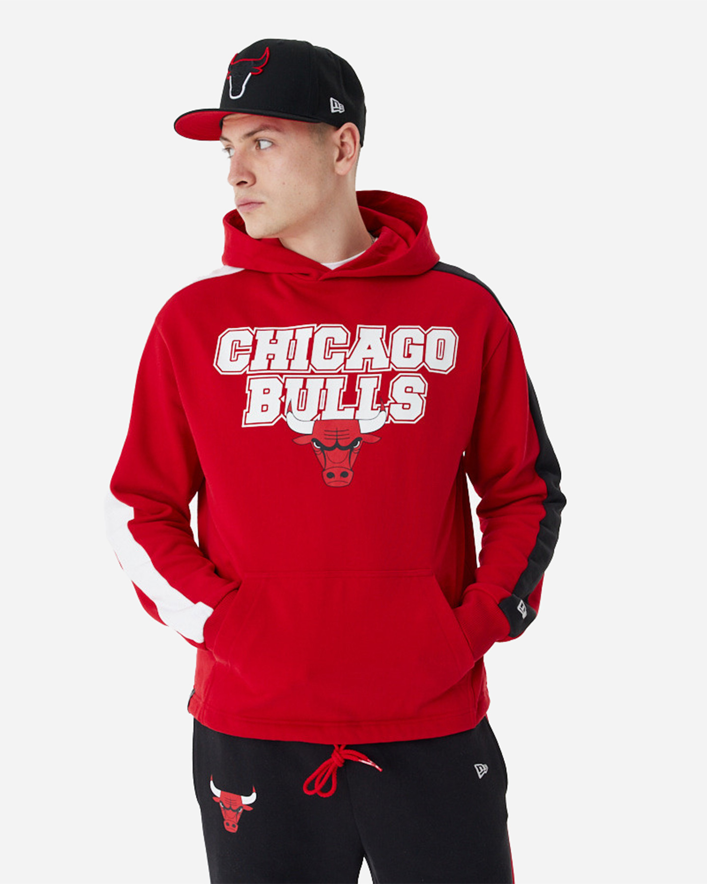Felpa NEW ERA LARGE GRAPHIC CHICAGO BULLS M - Rosso - 0 | Cisalfa Sport