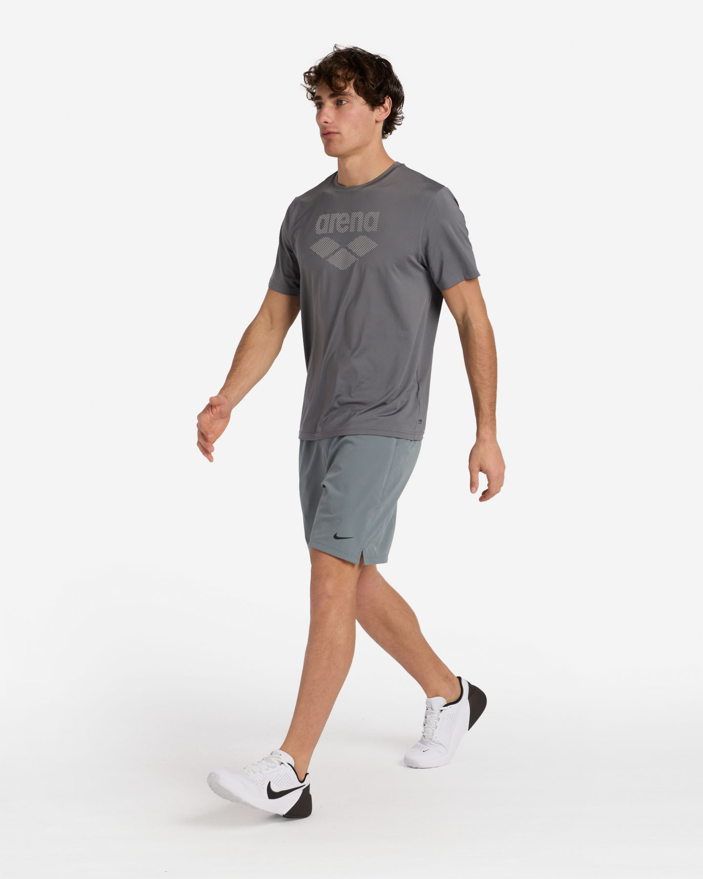 T-shirt training ARENA CROSS CORE M - Grigio - 2 | Cisalfa Sport