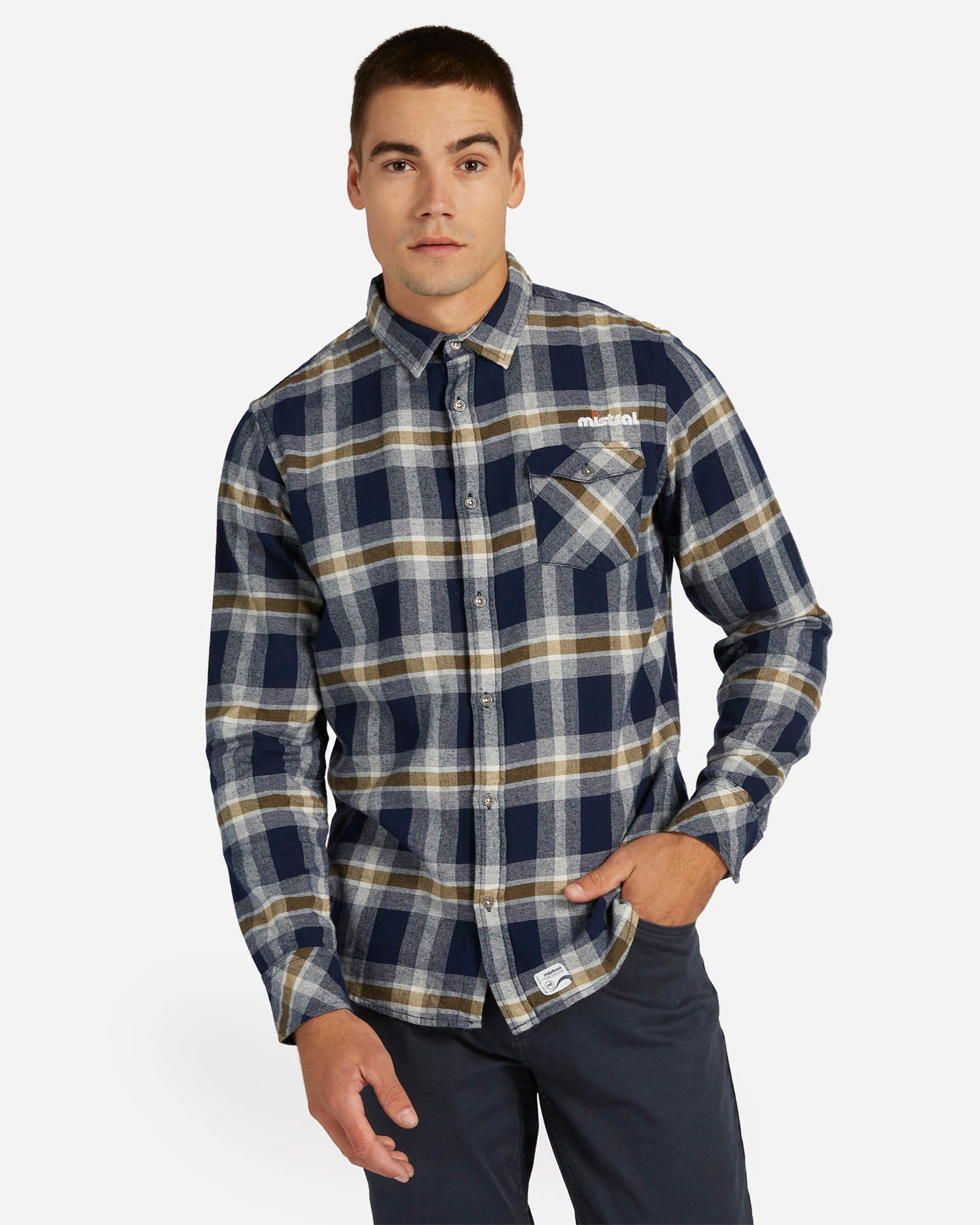 Mistral Check Regular M - Camicia - Uomo