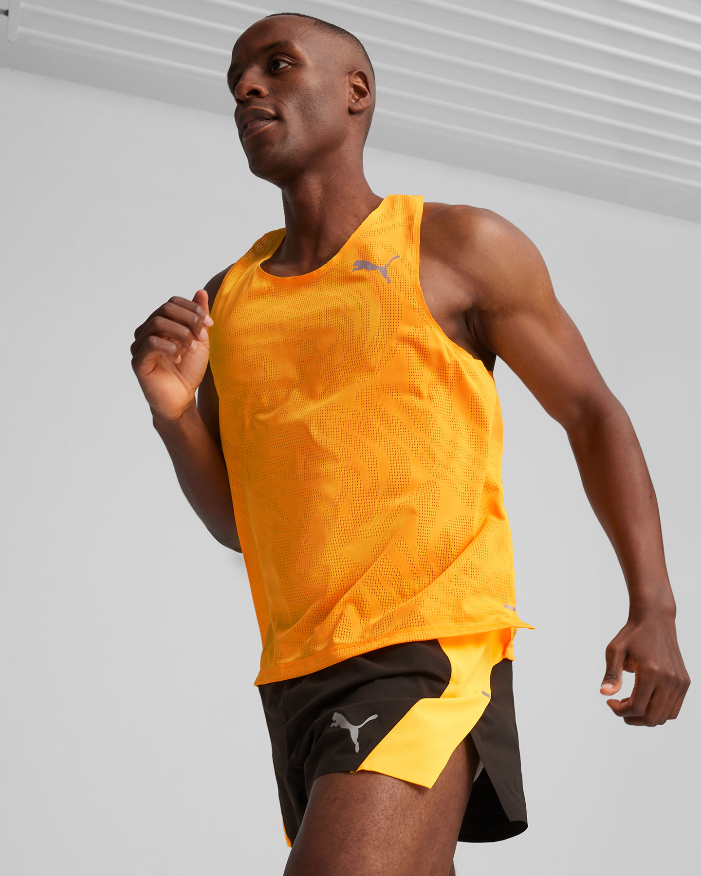 Canotta running PUMA ULTRASPUN M - Arancione - 2 | Cisalfa Sport