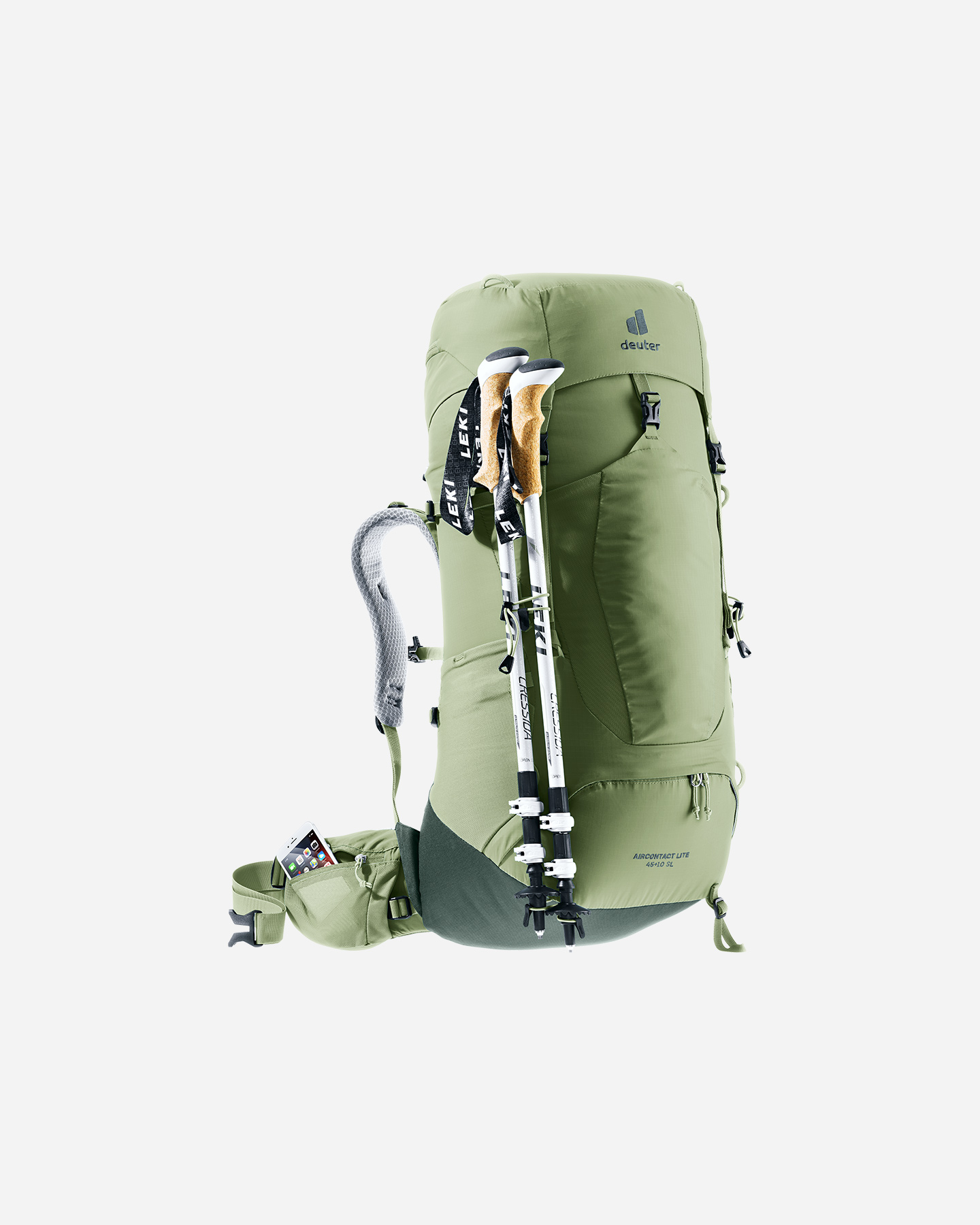 Zaino trekking DEUTER AIRCONTACT LITE 45 + 10 SL - Verde - 5 | Cisalfa Sport