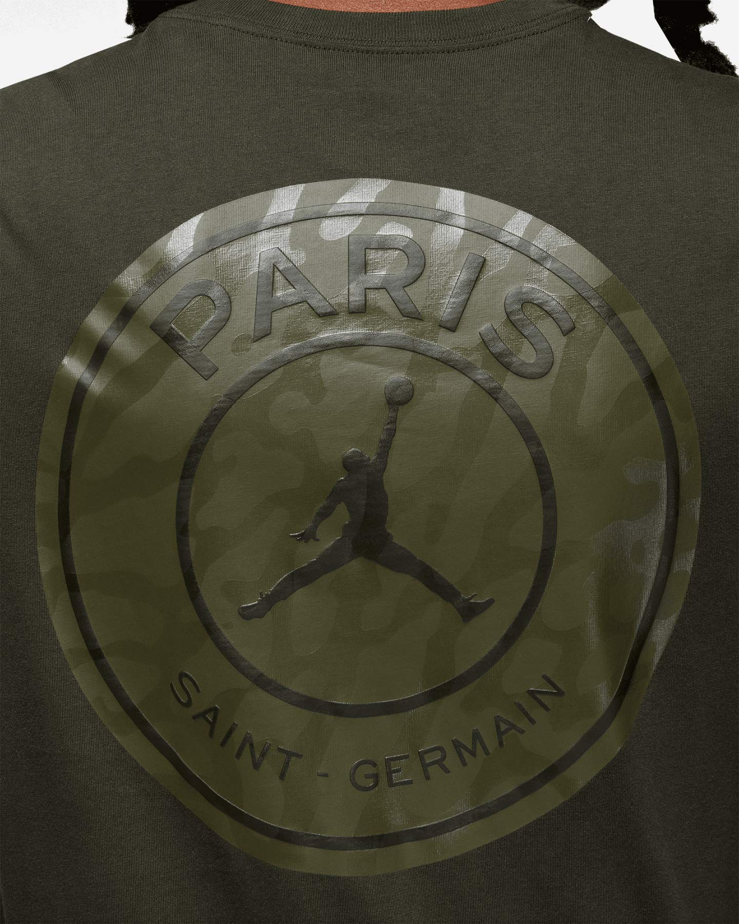 T-shirt NIKE JORDAN PARIS SAINT GERMAIN M - Verde - 3 | Cisalfa Sport