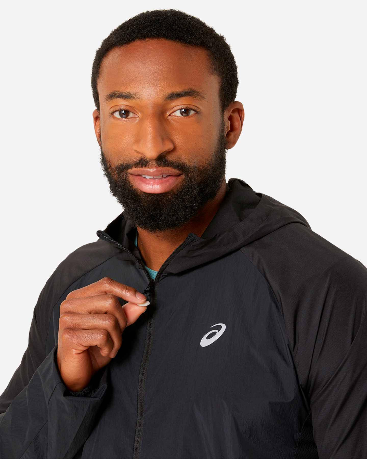 Giacca running ASICS ROAD PACKABLE M - Nero - 3 | Cisalfa Sport